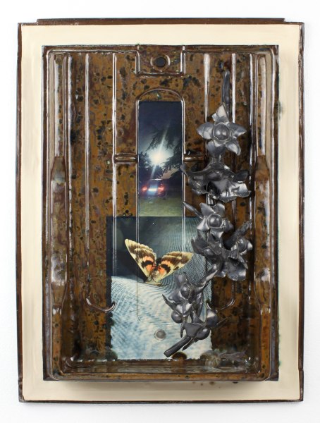 Monika Grabuschnigg Cold Storage (August), 2024 Glazed ceramic and magnets 47.5 x 36 x 8 cm 18 3/4 x 14 1/4 x 3 1/4 in