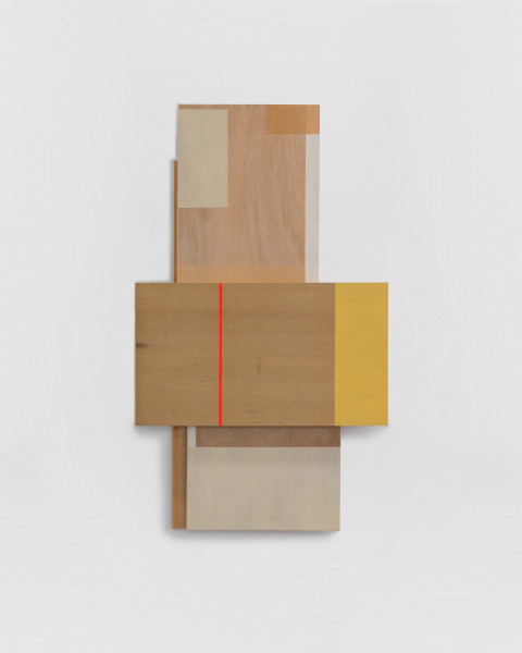Sarah Almehairi Building Blocks 3, Series 1, 2018 Acrylic on wood 97 x 57 x 5.4 cm 38 1/4 x 22 1/2 x 2 1/8 in