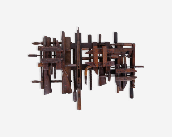Sara Rahbar Swarming (206 Bones), 2014 Mixed media 133 x 100 x 20 cm 52 x 39 x 8 in