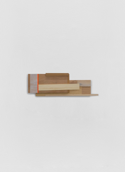 Sarah Almehairi Building Blocks 5, Series 1, 2019 Acrylic on wood 14.5 x 39.5 x 5.1 cm 5 3/4 x 15 1/2 x 2 1/8 in