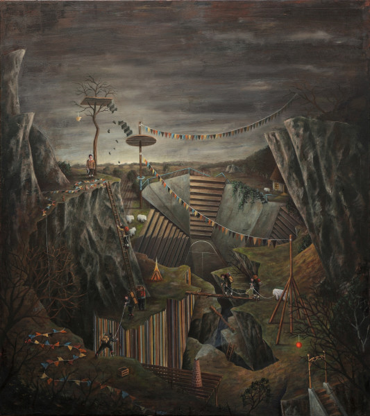 Bernhard Buhmann Arena, 2011 Oil on canvas 180 x 160 cm 70 7/8 x 63 in