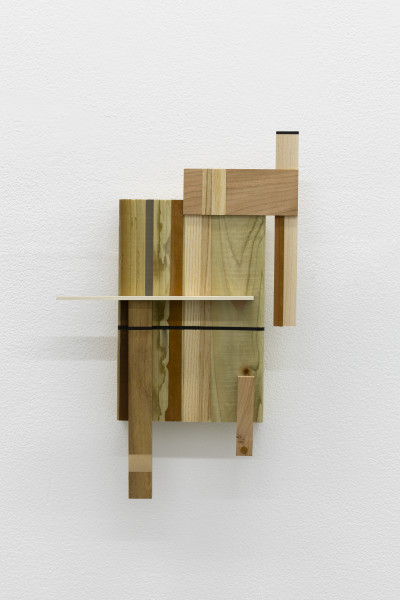 Sarah Almehairi Rebuild #4, 2021 Acrylic on wood 35.8 x 23.2 x 6.7 cm 14 1/8 x 9 1/8 x 2 5/8 in