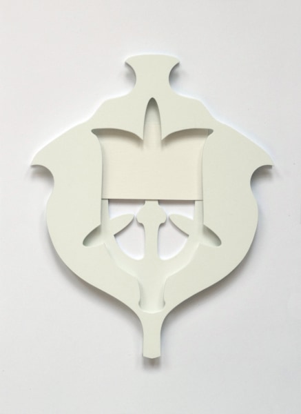 Amba Sayal-Bennett Aril, 2024 Powder coated mild-steel 22 x 17 x 0.5 cm 8 3/4 x 6 3/4 x 1/4 in