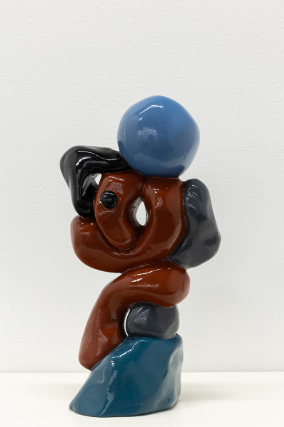 Amir Khojasteh A horse without a man, 2021 Polyester resin colored with ceramic paint 35 x 20 x 12 cm 13 3/4 x 7 7/8 x 4 3/4 inches
