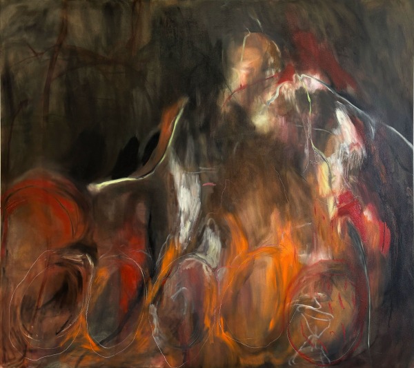 Nour Malas Sorcerer, 2024 Oil on canvas 127 x 152.4 cm 50 x 60 in
