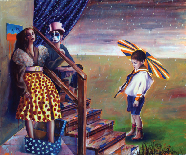 Bernhard Buhmann Umbrella, 2008 Oil on canvas 210 x 250 cm 82 5/8 x 98 3/8 in