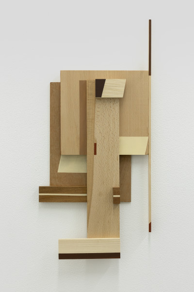 Sarah Almehairi Rebuild #11, 2021 Acrylic on wood 59.2 x 28.5 x 4.8 cm 23 1/4 x 11 1/4 x 1 7/8 in