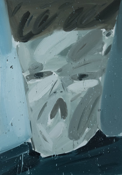 Amir Khojasteh Tender Man, 2020 Oil on canvas 85 x 60 cm 33 1/2 x 23 5/8 in