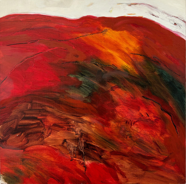 Nour Malas Spooner, 2024 Oil on panel 30 x 30 cm 12 x 12 in