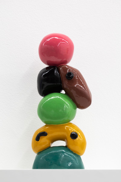 Amir Khojasteh Untitled #1, 2021 Polyester resin colored with ceramic paint 29 x 13 x 8 cm 11 3/8 x 5 1/8 x 3 1/8 in