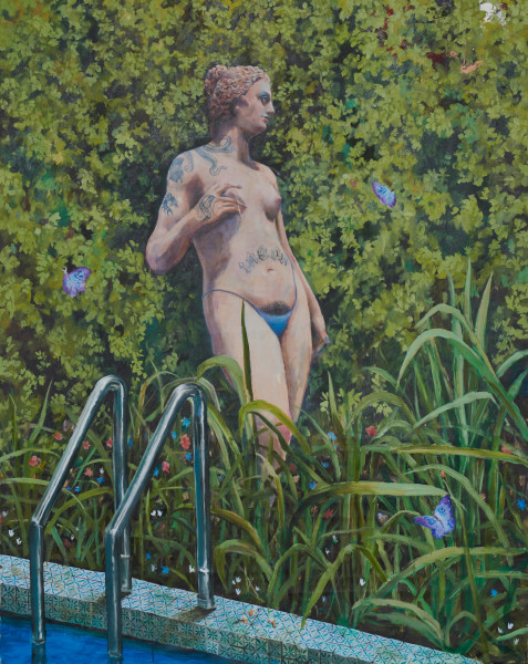 Philip Mueller Medea in Genova, 2023 Oil on canvas 200 x 160 cm 78 3/4 x 63 in