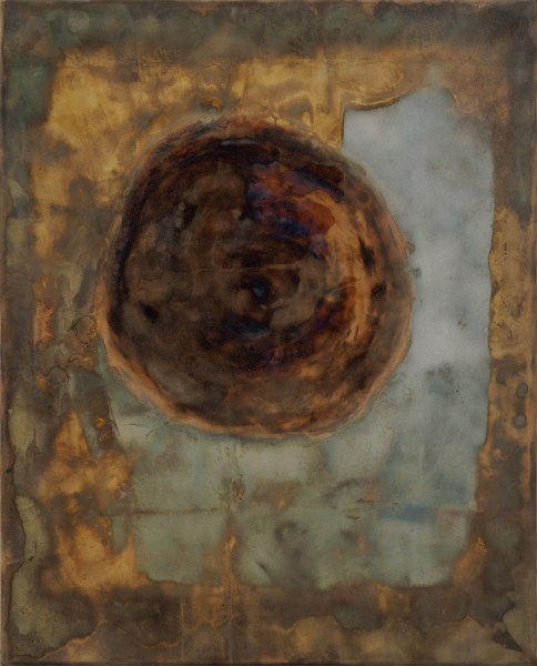 Michael Sailstorfer Air Electric 1, 2025 Copper, Electro-Galvanic 50 x 40 cm 19 3/4 x 15 3/4 in