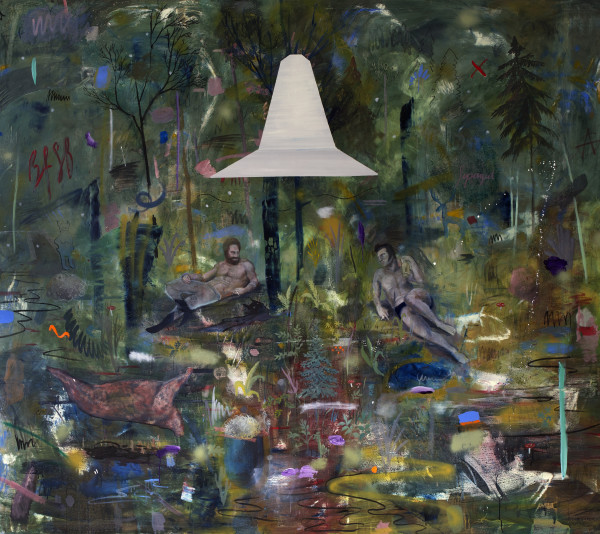 Philip Mueller Café Zartl BFSB, 2015 Oil on Canvas 200 x 230 cm 78 3/4 x 90 1/2 in