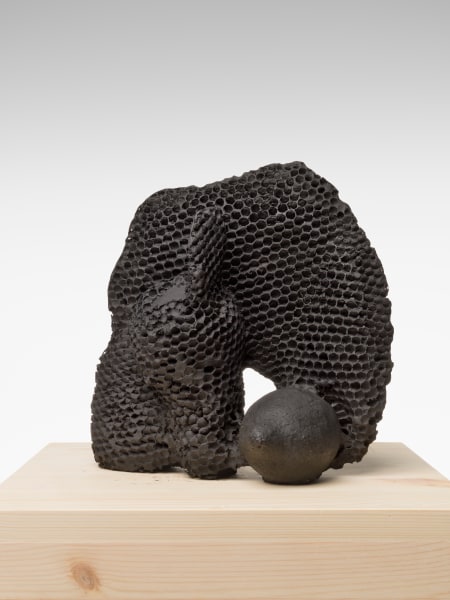 Michael Sailstorfer C Batterie 20, 2023 Casted bronze 20 x 20 x 10 cm 7 3/4 x 7 3/4 x 4 in
