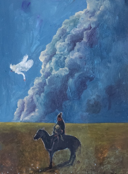 Philip Mueller NRT erlkönig at Naxos, 2024 Oil on canvas 40 x 30 cm 15 3/4 x 11 3/4 in