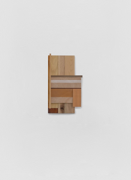 Sarah Almehairi Building Blocks 4, Series 1, 2019 Acrylic on wood 36 x 21 x 4.2 cm 14 1/8 x 8 1/4 x 1 5/8 in