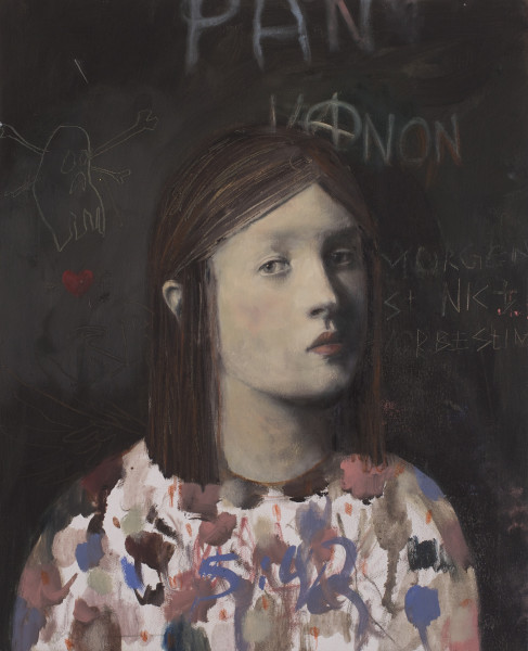 Philip Mueller Mutter Julia, 2017 Oil on canvas 55 x 44 cm 21 5/8 x 17 3/8 in