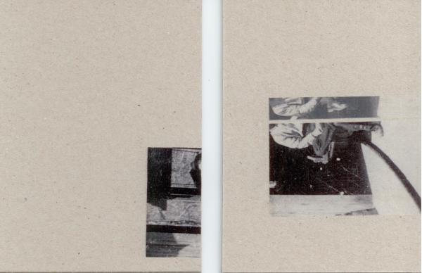 Sarah Almehairi Fictionalized Structures 3, 2019 Print on vellum mounted on bookboard Diptych 14 x 10.5 cm each 5 1/2 x 4 1/8 in each