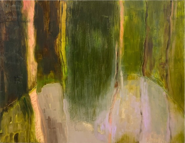 Nour Malas Trunks, 2023 Oil on panel 27.9 x 35.6 cm 11 x 14 in