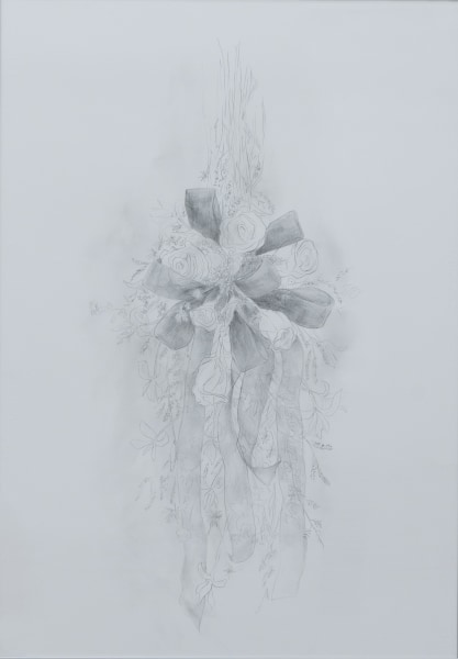 Monika Grabuschnigg Bouquet (Happy Retirement), 2023 Graphite on paper 100 x 70 cm 39 1/4 x 27 1/2 in