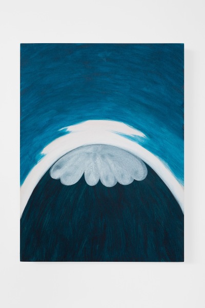 Edgar Orlaineta Snow top, 2020 Acrylic and wood on MDF board 40 x 30 x 4 cm 15 3/4 x 11 3/4 x 1 1/2 in