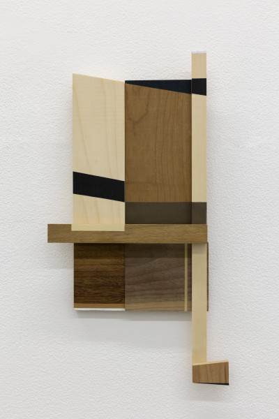 Sarah Almehairi Rebuild #6, 2021 Acrylic on wood 40.5 x 21.6 x 3.5 cm 16 x 8 1/2 x 1 3/8 in