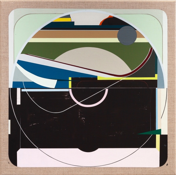 Bernhard Buhmann Test, 2024 Oil and acrylic on canvas 50 x 50 cm 19 3/4 x 19 3/4 in