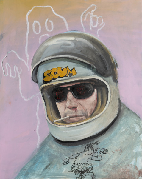 Philip Mueller Tibe guest Scum, 2020 Oil on canvas 50 x 40 cm 19 3/4 x 15 3/4 in