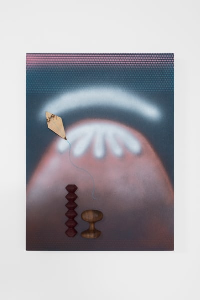 Edgar Orlaineta Papalote (Kite), 2020 Acrylic, color pencil and wood on MDF board. 40 x 30 x 6.5 cm 15 3/4 x 11 3/4 x 2 1/2 in