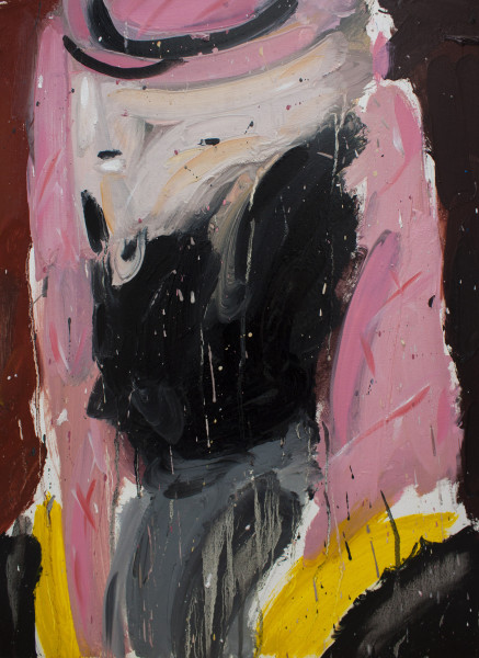 Amir Khojasteh Untitled (Leader #4), 2019 Oil on canvas 53 x 40 cm 20 7/8 x 15 3/4 in