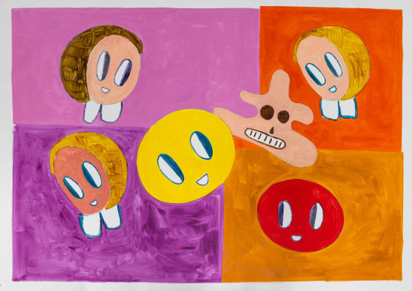 André Butzer Untitled, 2024 Acrylic on canvas 211 x 300 cm 83 1/8 x 118 1/8 in