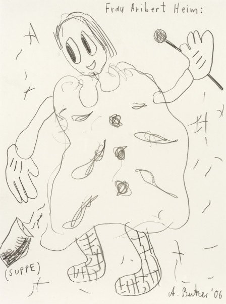 André Butzer Untitled, 2006 Pencil on paper 32 x 24 cm 12 5/8 x 9 1/2 in