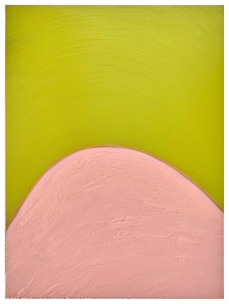 Edgar Orlaineta Pink Mountain, 2020 Oil on MDF board 40 x 30 x 4 cm 15 3/4 x 11 3/4 x 1 1/2 in