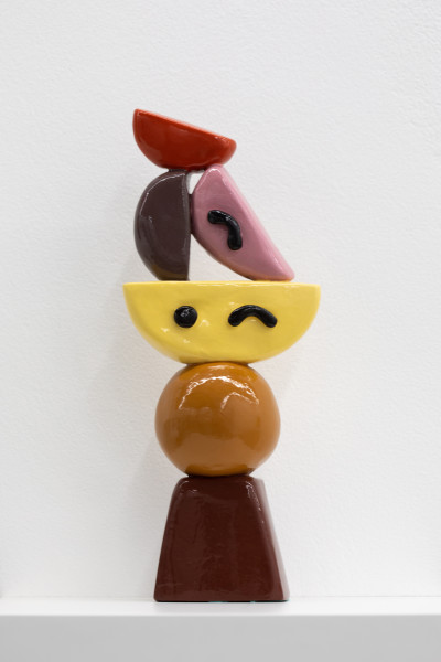 Amir Khojasteh Untitled #2, 2021 Polyester resin colored with ceramic paint 33 x 14 x 9 cm 13 x 5 1/2 x 3 1/2 in