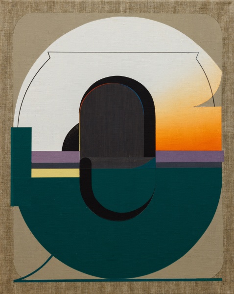 Bernhard Buhmann Untitled, 2024 Oil and acrylic on canvas 50 x 40 cm 19 3/4 x 15 3/4 in