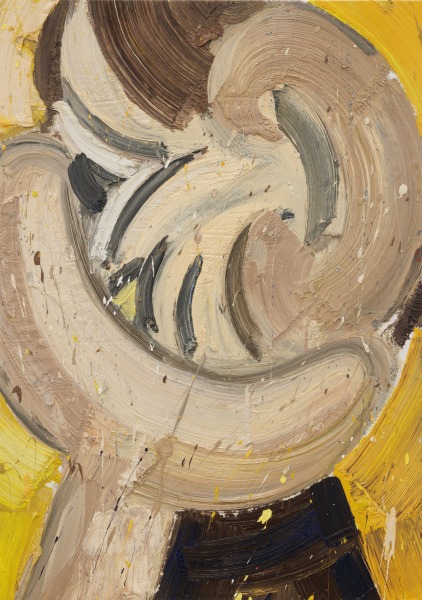 Amir Khojasteh Thinker #3, 2024 Oil on canvas 85 x 60 cm 33 1/2 x 23 1/2 in