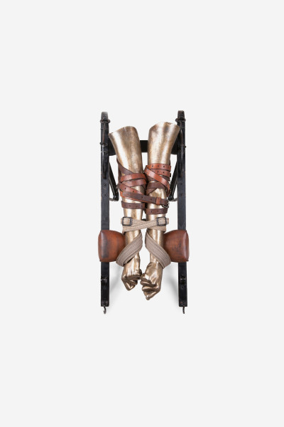 Sara Rahbar You gave me nothing, now its all I got (Confessions), 2013 Mixed media & bronze 74 x 31 x 33 cm 29 1/8 x 12 1/4 x 13 in