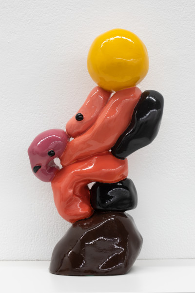 Amir Khojasteh Touch the sun, 2020 Polyester resin colored with ceramic paint 36 x 13 x 10 cm 14 1/8 x 5 1/8 x 4 in