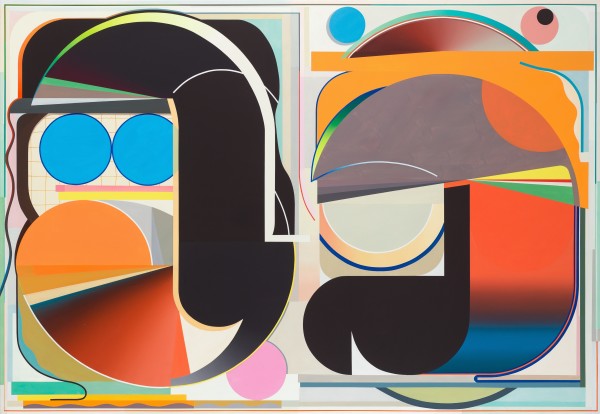 Bernhard Buhmann Troublemakers, 2021 Oil and acrylic on canvas 200 x 290 cm 78 3/4 x 114 1/4 inches