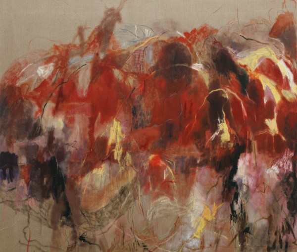 Nour Malas Boundless, Fabulous, 2024 Oil and pastel on linen 153 x 180 cm 60 x 70 in