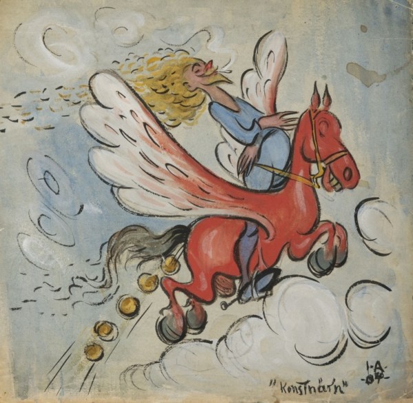 Ivar Arosenius, The Artist (Konstnär'n) Gerard Henning, 1904