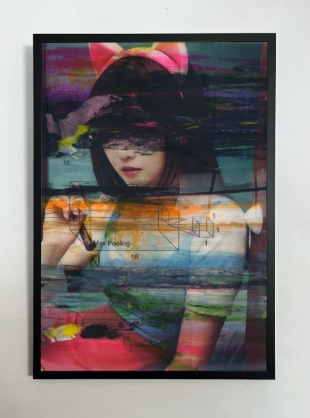 Sam Burford, Portrait of Alexnet, Waifu, 2024