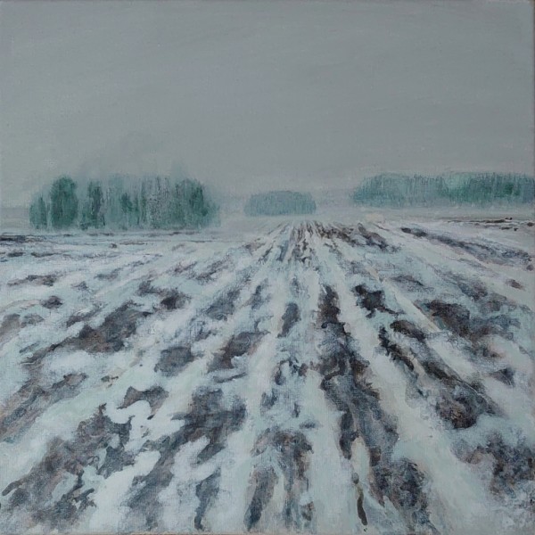 Herman Lohe, Wintery spring in Uppland (Vårvinter i Uppland), 2021
