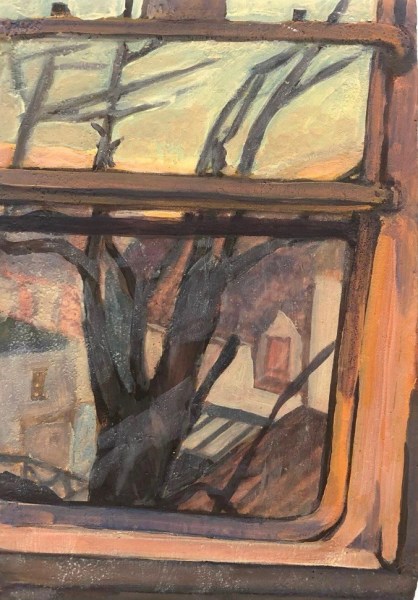 Victor Puš-Perchaud, Le dégradé de Paris par la vitre du RER B, 2022