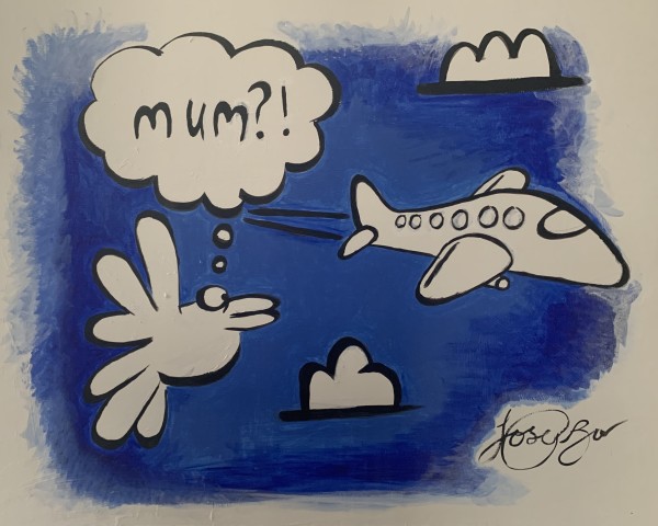 Joe Bor Mum, 2018 Acrylic on canvas 82 x 102 cm