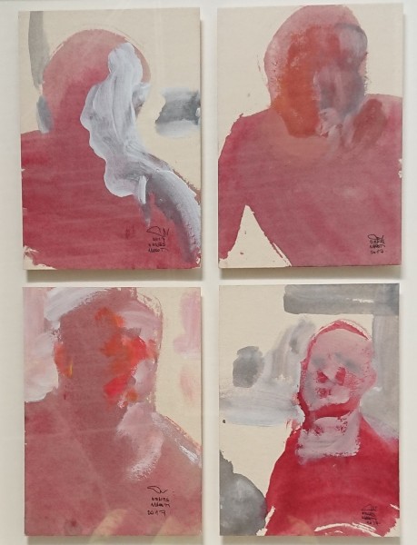 Dénes Maróti, Four figures, 2017