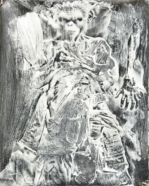 Sam Burford, Monochrome Study for Monqui, 2024