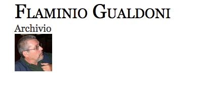 Flaminio Gualdoni Archivio