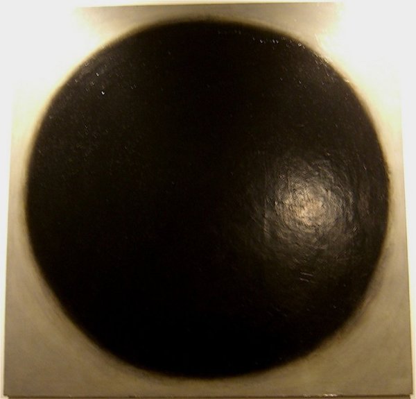 Andrew Castrucci Black Sphere, 2004 Oil & wax on canvas 48 x48 inches 121.9 x 121.9 cms