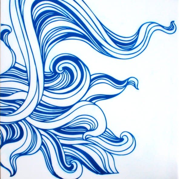 Yanna Soares 28, 2010 silkscreen on plexiglass 16.94 x 16.94 inches 43 x 43 cms
